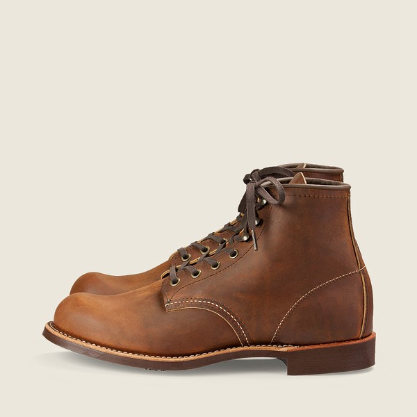 Botas Red Wing Heritage Hombre Marrom - Blacksmith - 6-Inchr Rough & Tough Cuero - 314-RVYFOJ